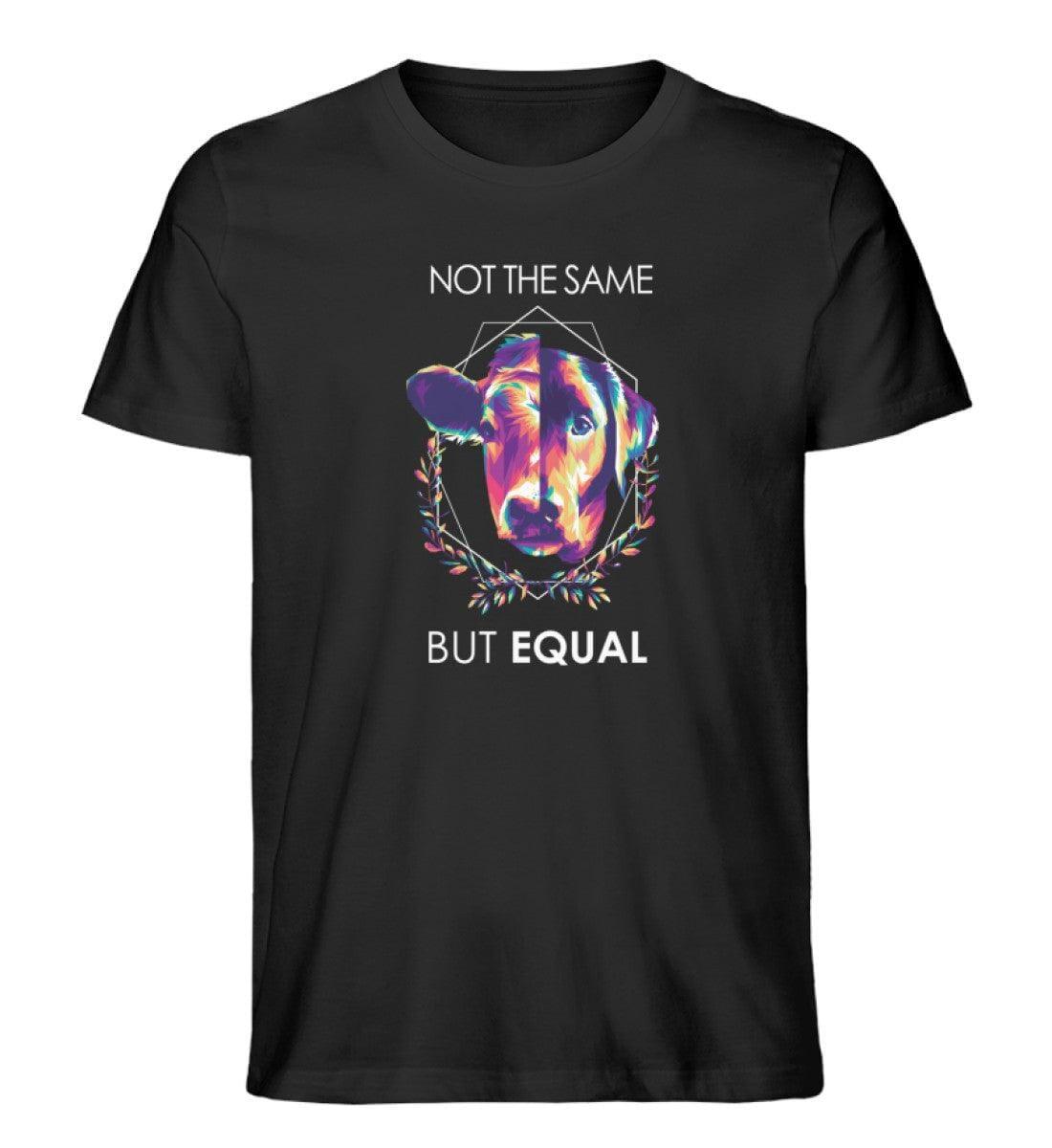 Not the same but equal - Unisex Organic Shirt - Team Vegan © vegan t shirt