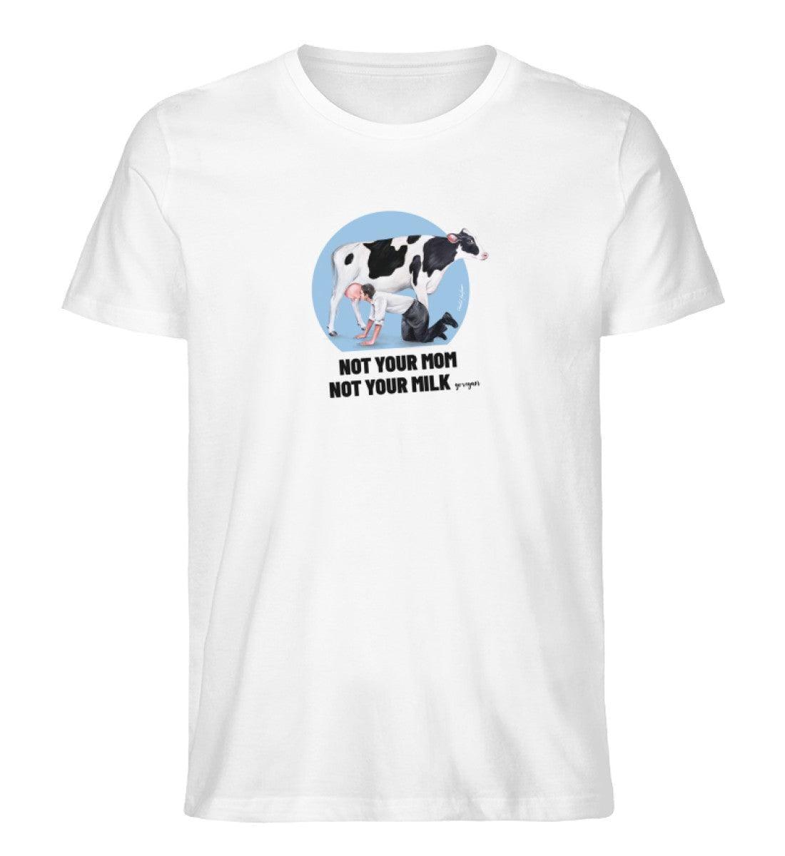 Not your Mom [Chantal Kaufmann] - Unisex Organic Shirt Rocker T-Shirt ST/ST Shirtee Weiß S 