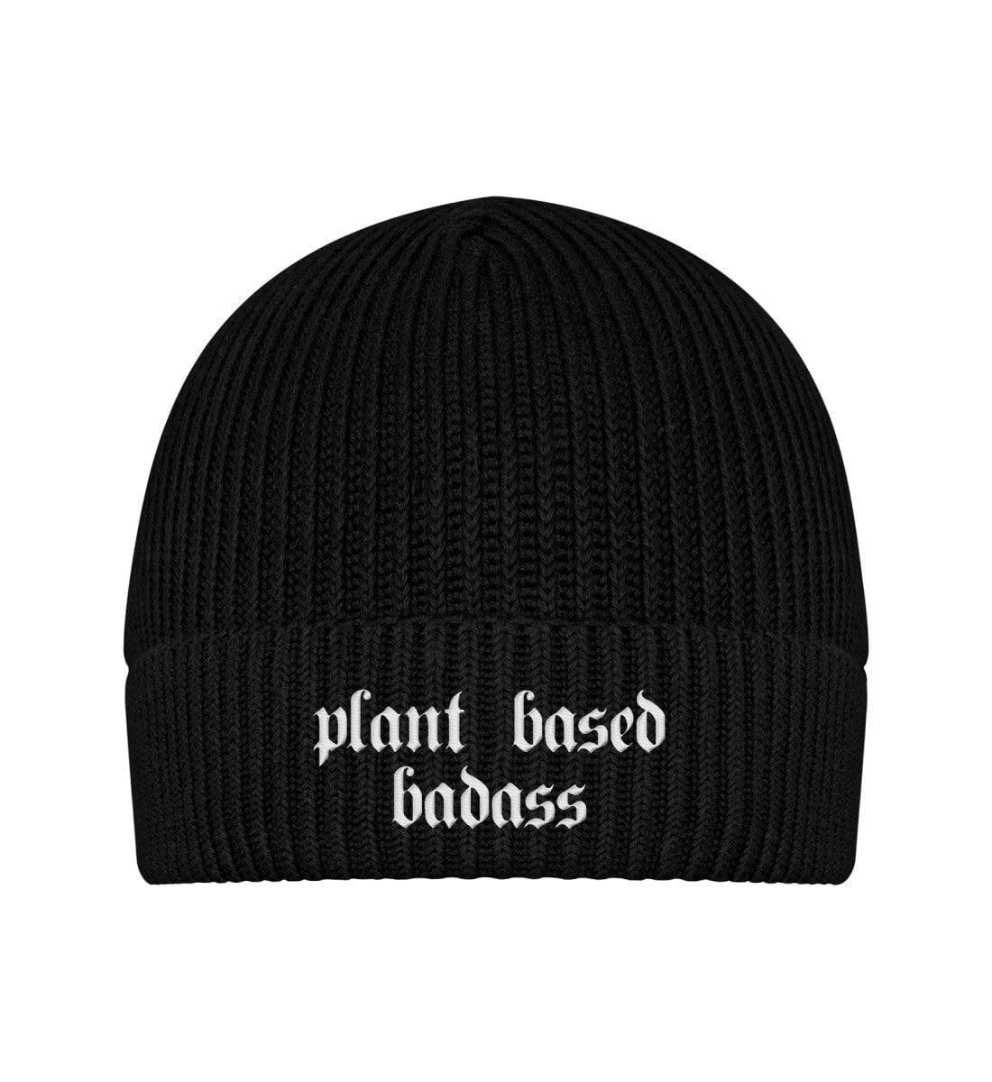 plant based badass - Fischermütze ST/ST mit Stick Fischermütze ST/ST mit Stick Shirtee Schwarz OneSize 
