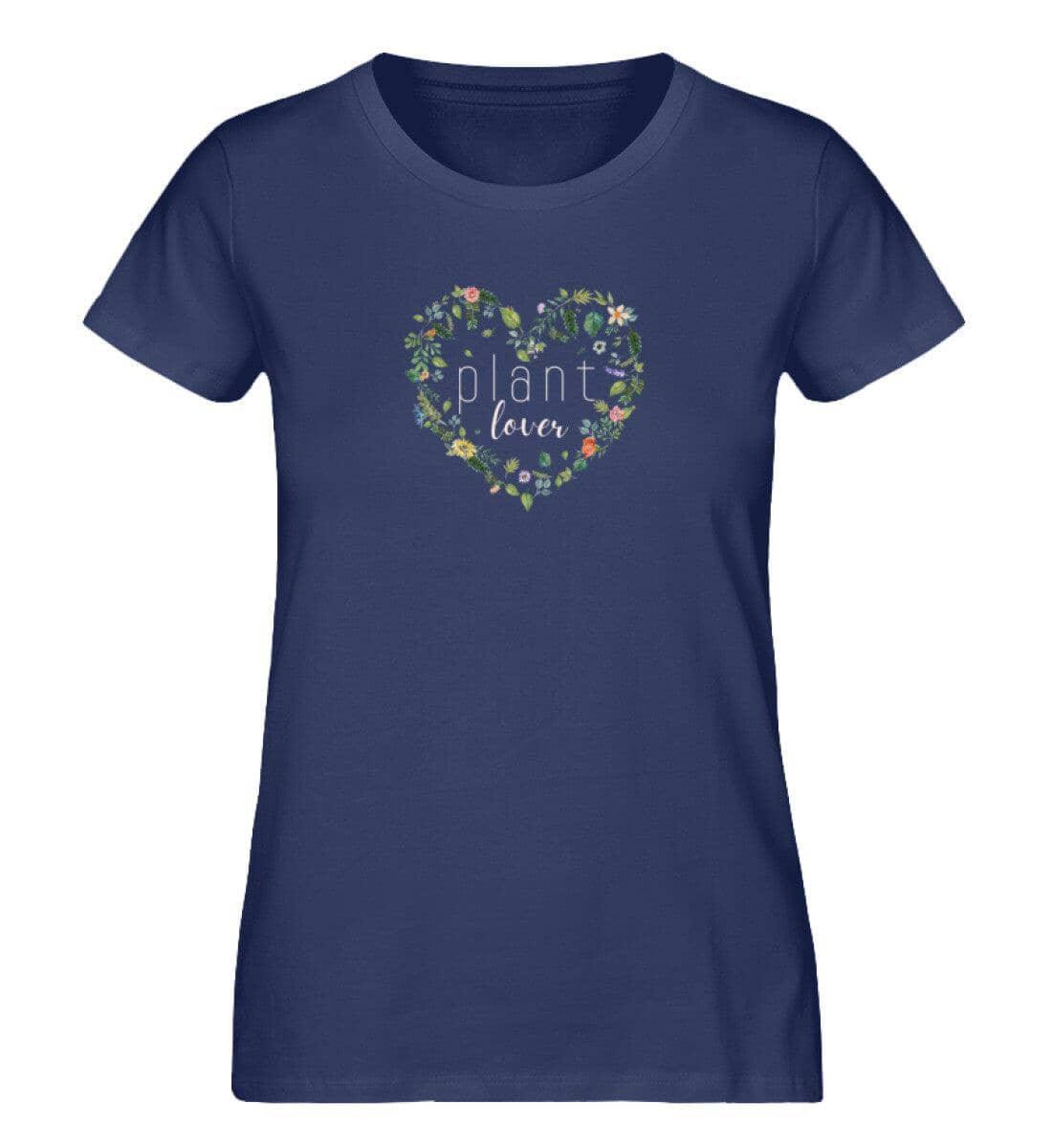 Plant Love [Svenja Rakel]- Damen Organic Shirt Stella Jazzer T-Shirt ST/ST Shirtee French Navy XS 