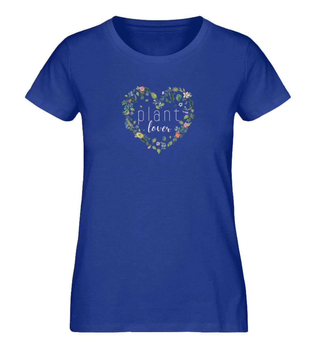 Plant Love [Svenja Rakel]- Damen Organic Shirt Stella Jazzer T-Shirt ST/ST Shirtee Royalblau XS 