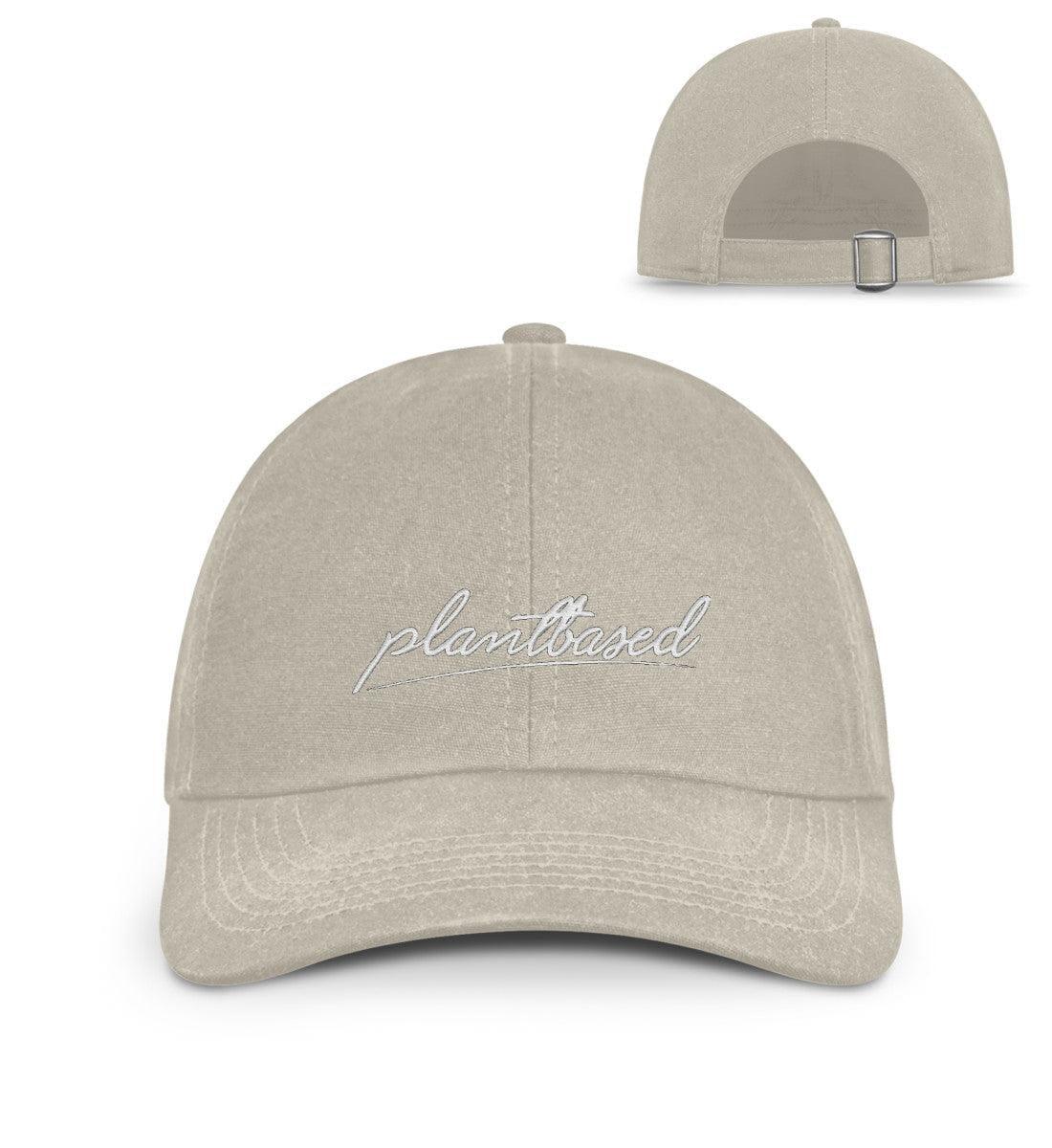 Plantbased - Organic Baseball Kappe mit Stick Organic Baseball Kappe mit Stick Shirtee Sand onesize 