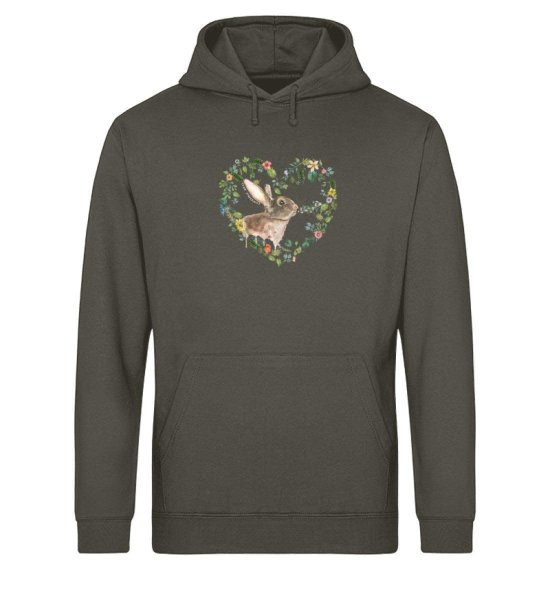 Rabbit Love [Svenja Rakel] - Unisex Organic Hoodie - Team Vegan © vegan t shirt