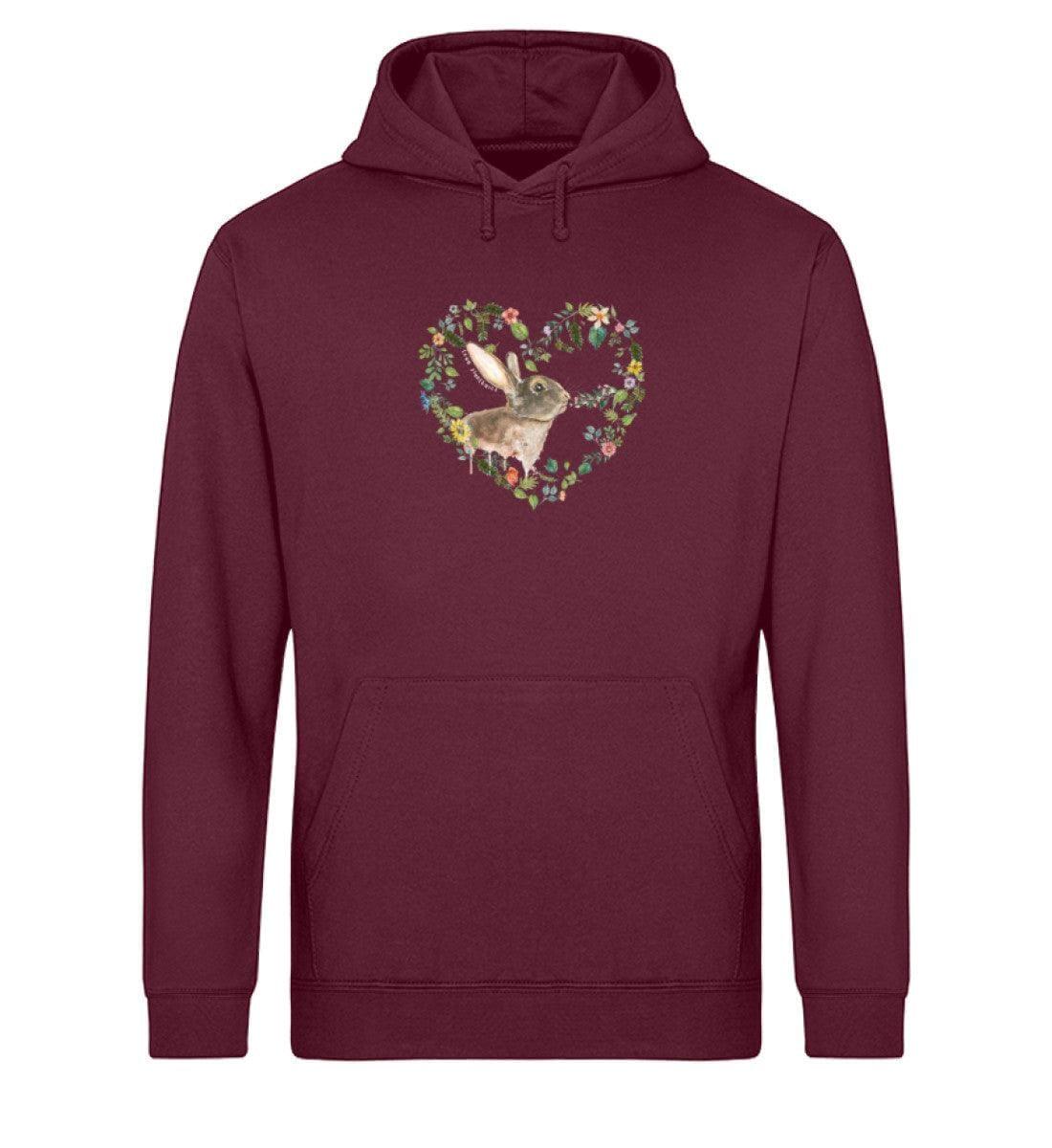 Rabbit Love [Svenja Rakel] - Unisex Organic Hoodie - Team Vegan © vegan t shirt