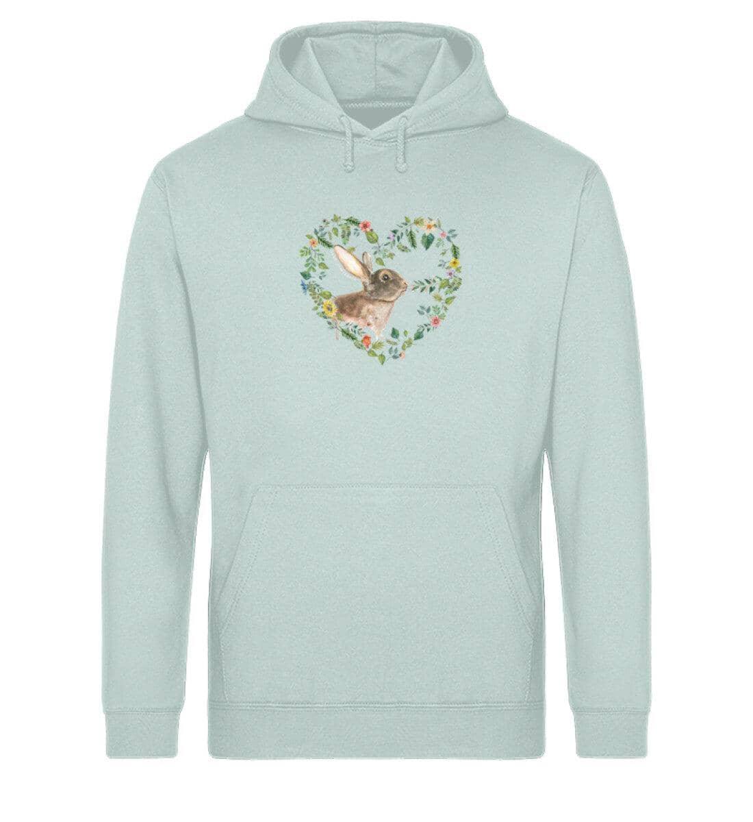 Rabbit Love [Svenja Rakel] - Unisex Organic Hoodie - Team Vegan © vegan t shirt