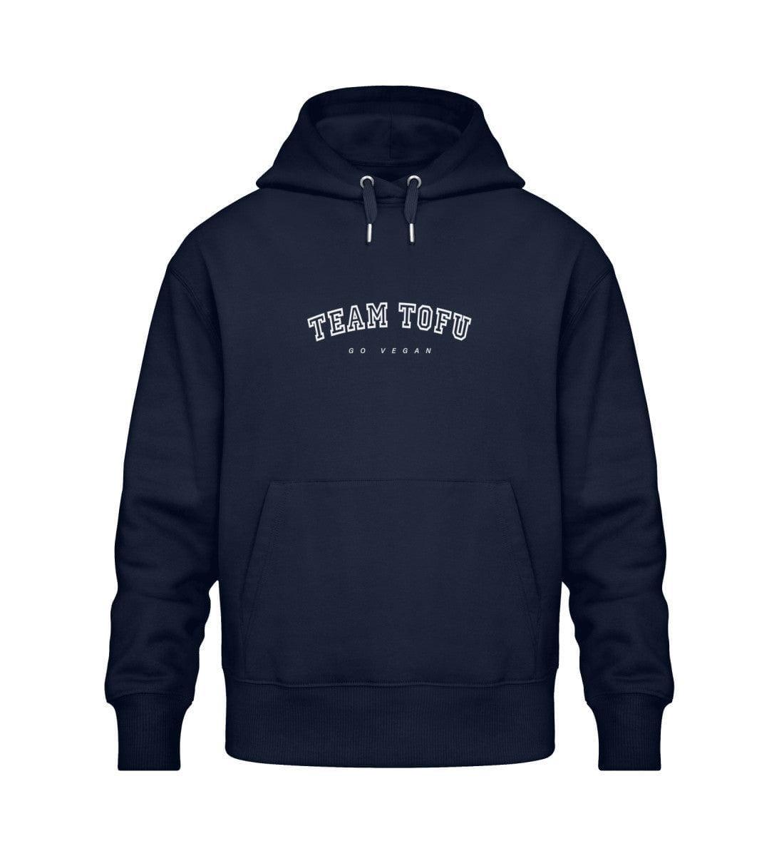 Team Tofu - Unisex Oversized Organic Hoodie Slammer Oversized Hoodie ST/ST Shirtee French Navy XS 