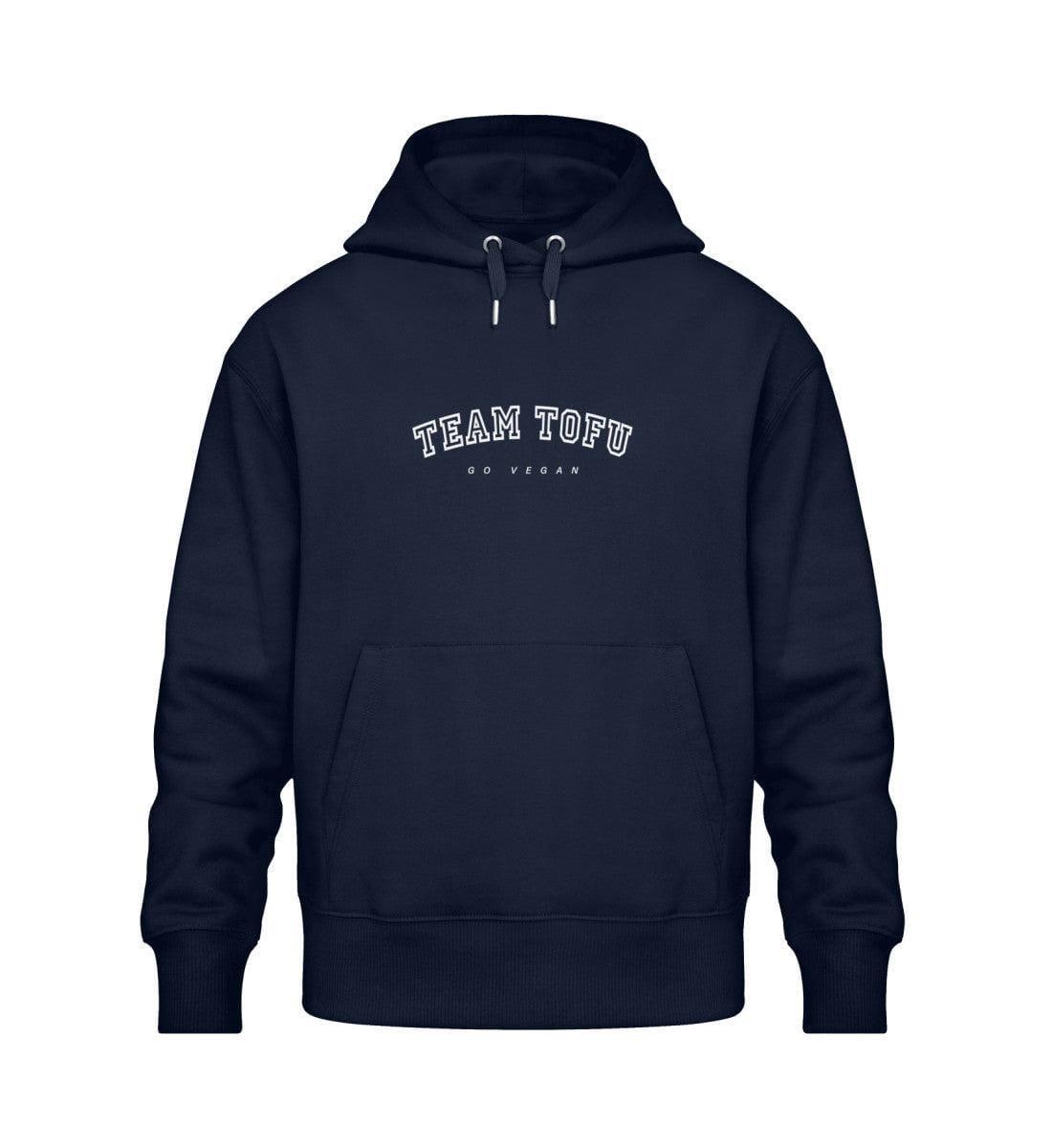 Team Tofu - Unisex Oversized Organic Hoodie - Team Vegan © vegan t shirt