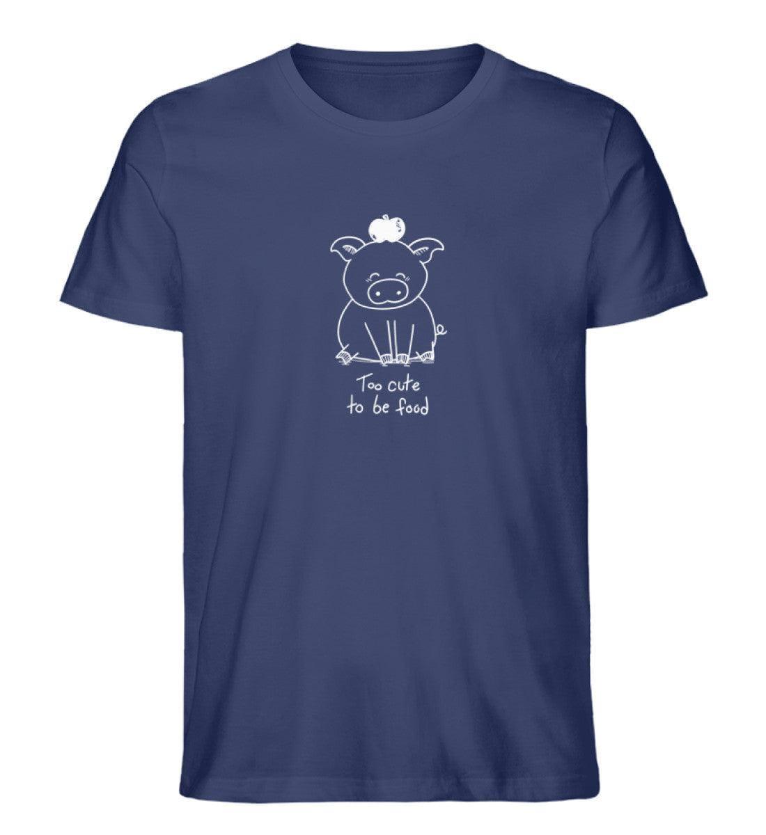 Too cute [Herr Tierfreund] - Unisex Organic Shirt Shirtee French Navy S 