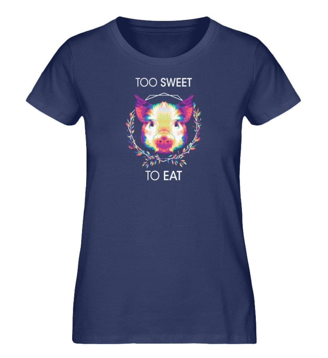 Too sweet to eat - Damen Organic Shirt Stella Jazzer T-Shirt ST/ST Shirtee French Navy S 