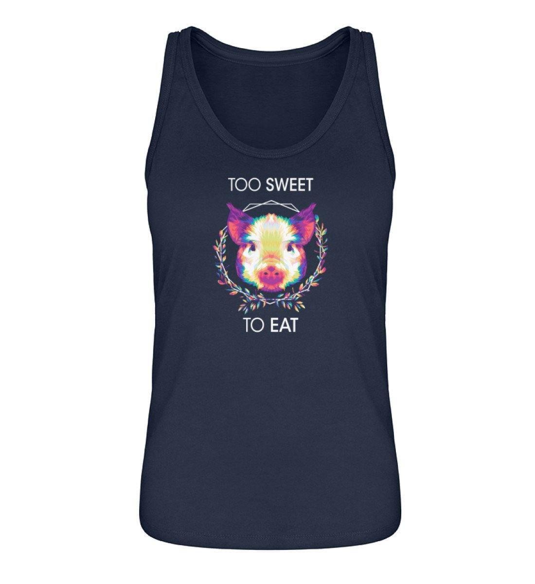 Too sweet to eat - Damen Organic Tanktop - Team Vegan © vegan t shirt