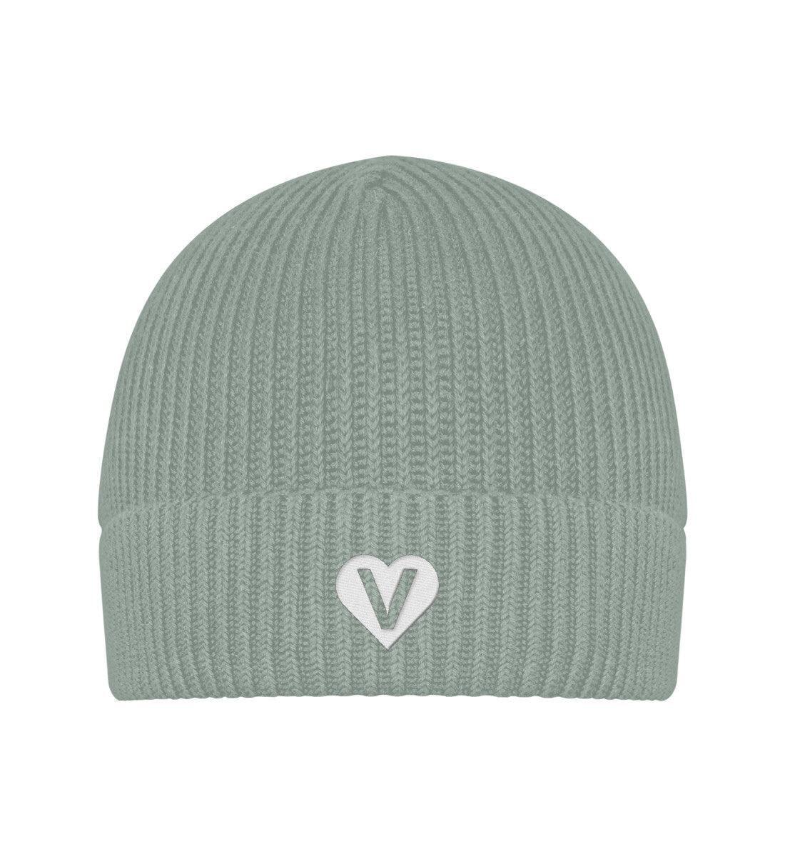 V-Love - Fischermütze mit Stick - Team Vegan © vegan t shirt