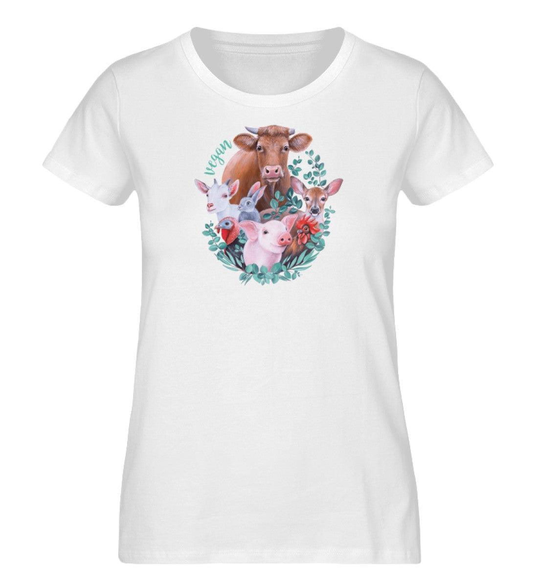 Vegan [Chantal Kaufmann] - Damen Organic Shirt Stella Jazzer T-Shirt ST/ST Shirtee White XS 
