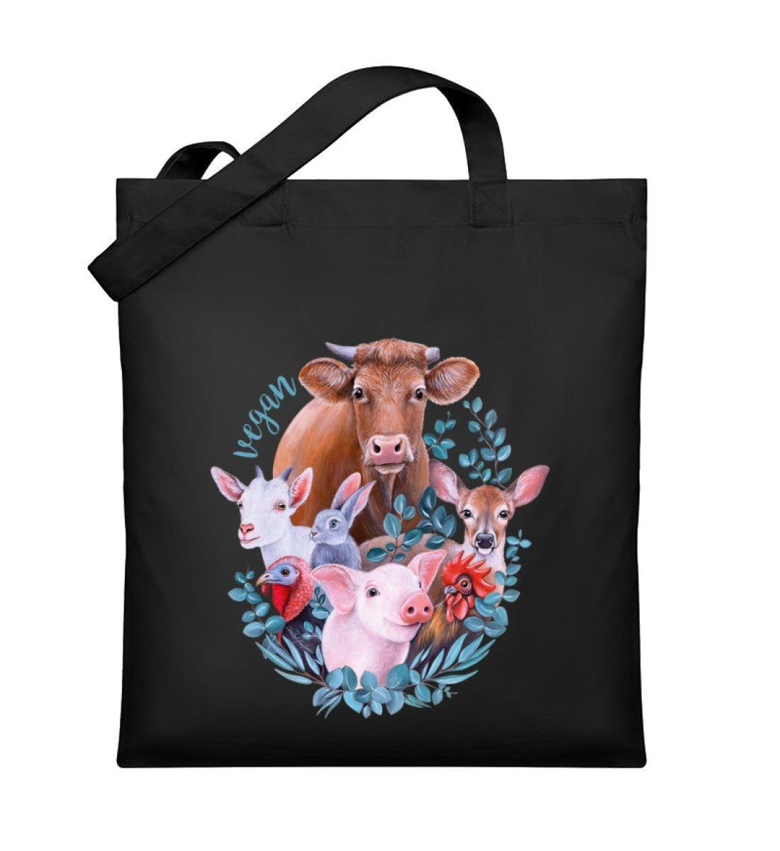 Vegan [Chantal Kaufmann] - Organic Jutebeutel Organic Jutebeutel Shirtee Schwarz OneSize 