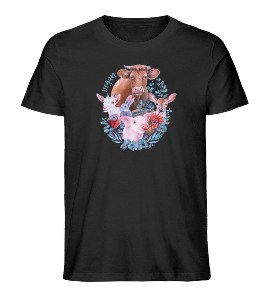 Vegan [Chantal Kaufmann] - Unisex Organic Shirt Rocker T-Shirt ST/ST Shirtee Schwarz S 
