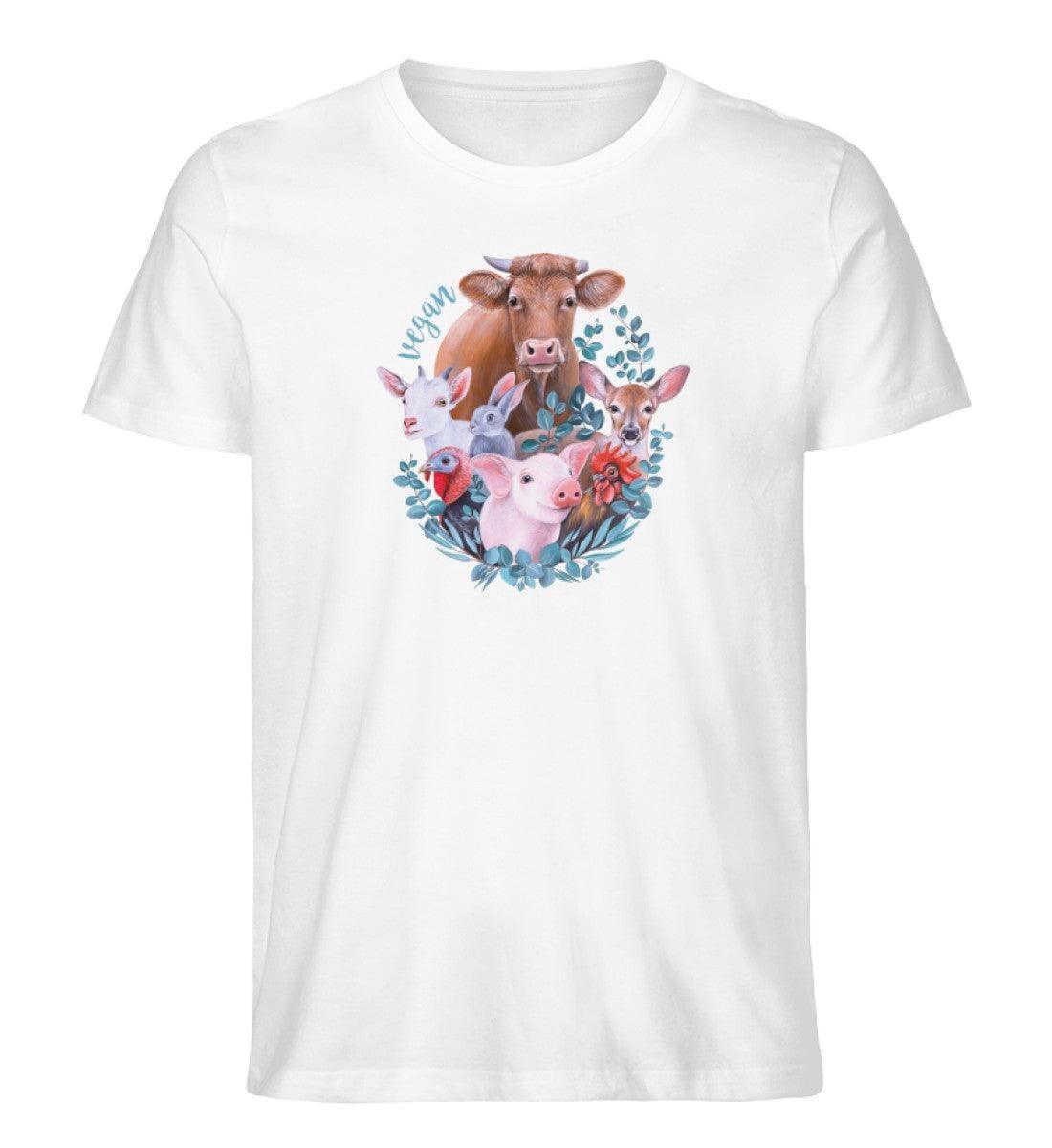 Vegan [Chantal Kaufmann] - Unisex Organic Shirt Rocker T-Shirt ST/ST Shirtee White S 