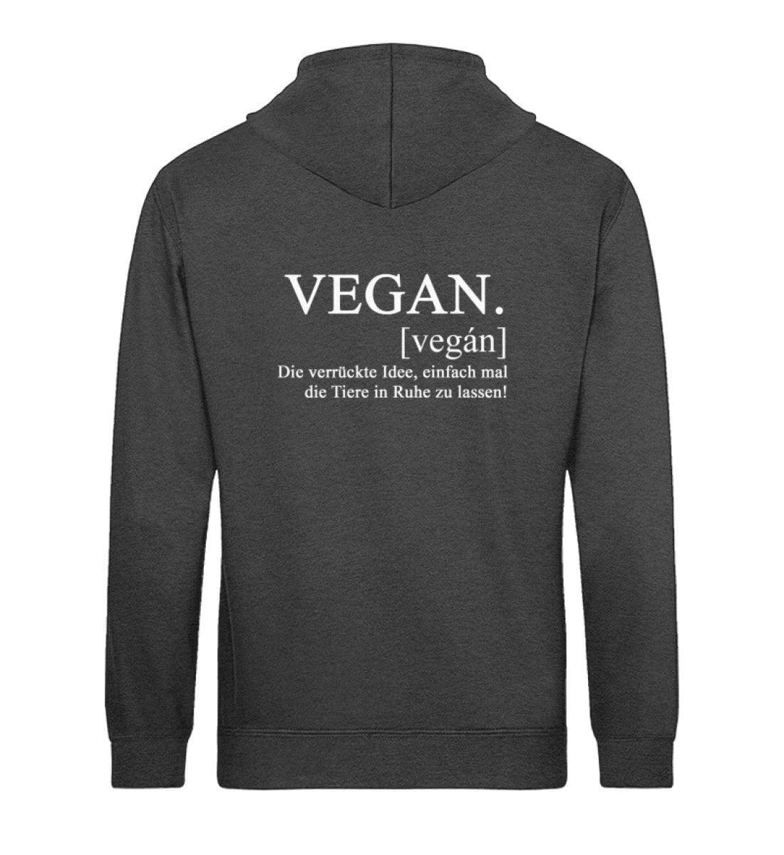 Vegan Definition- Backprint - Unisex Organic Hoodie - Team Vegan © vegan t shirt