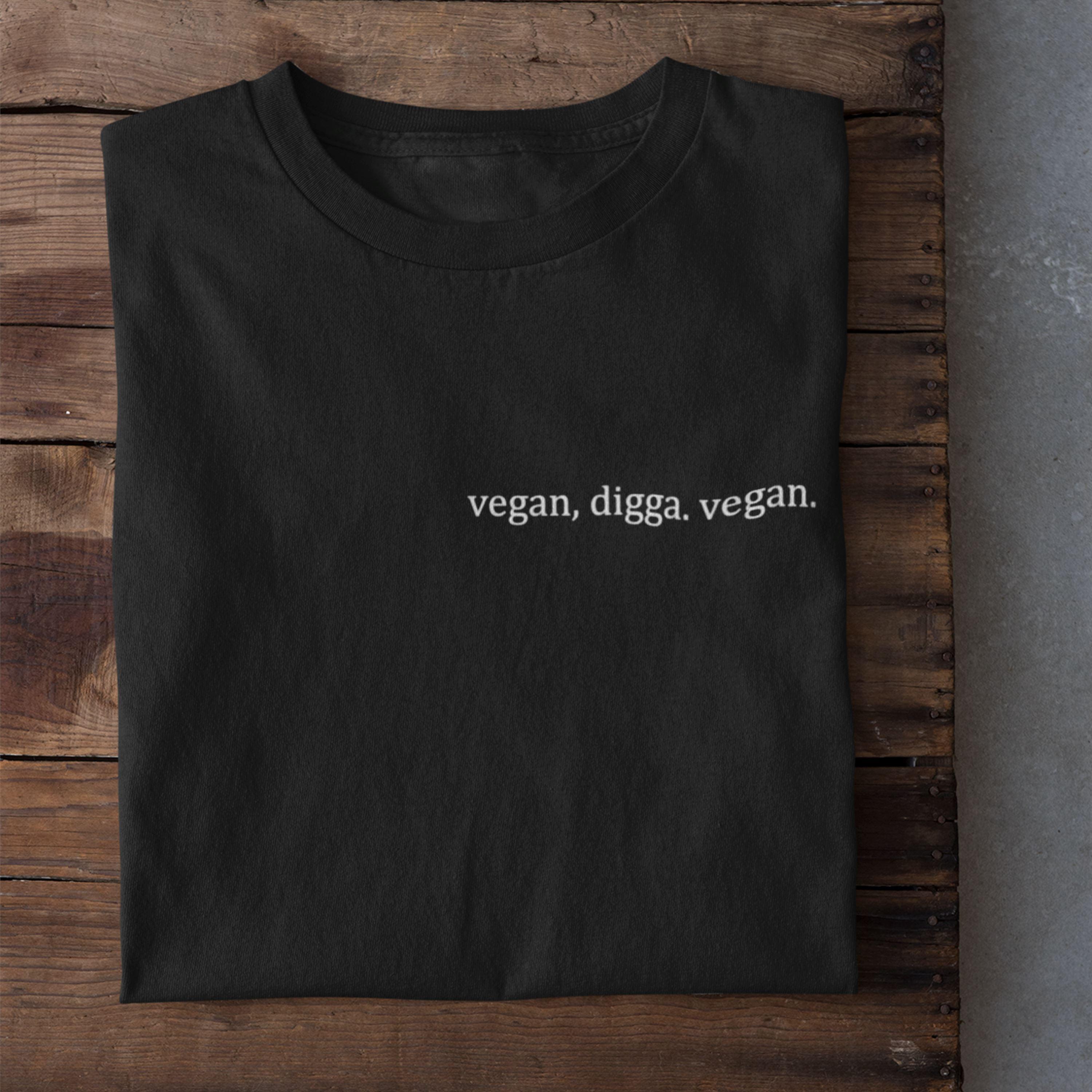 vegan, digga. vegan. - Unisex Organic Shirt Rocker T-Shirt ST/ST Shirtee 