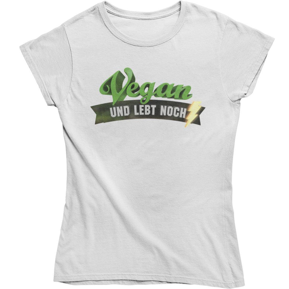 Vegan und lebt noch [v-reena] - Damen Organic Shirt Stella Jazzer T-Shirt ST/ST Shirtee White S 