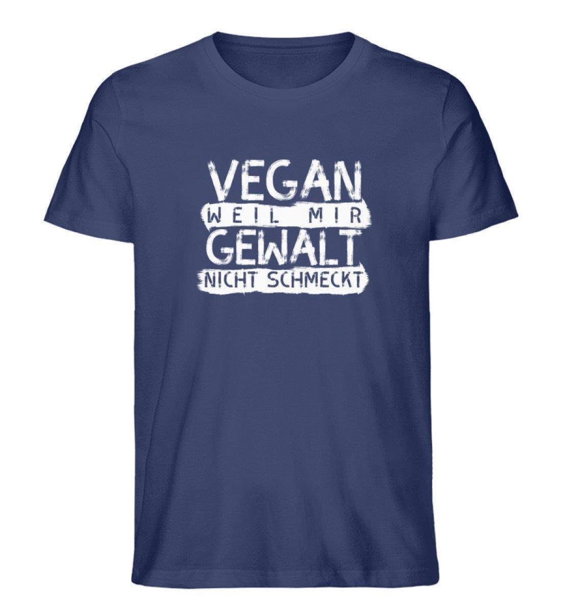 Vegan weil mir Gewalt nicht schmeckt - Unisex Organic Shirt - Team Vegan © vegan t shirt