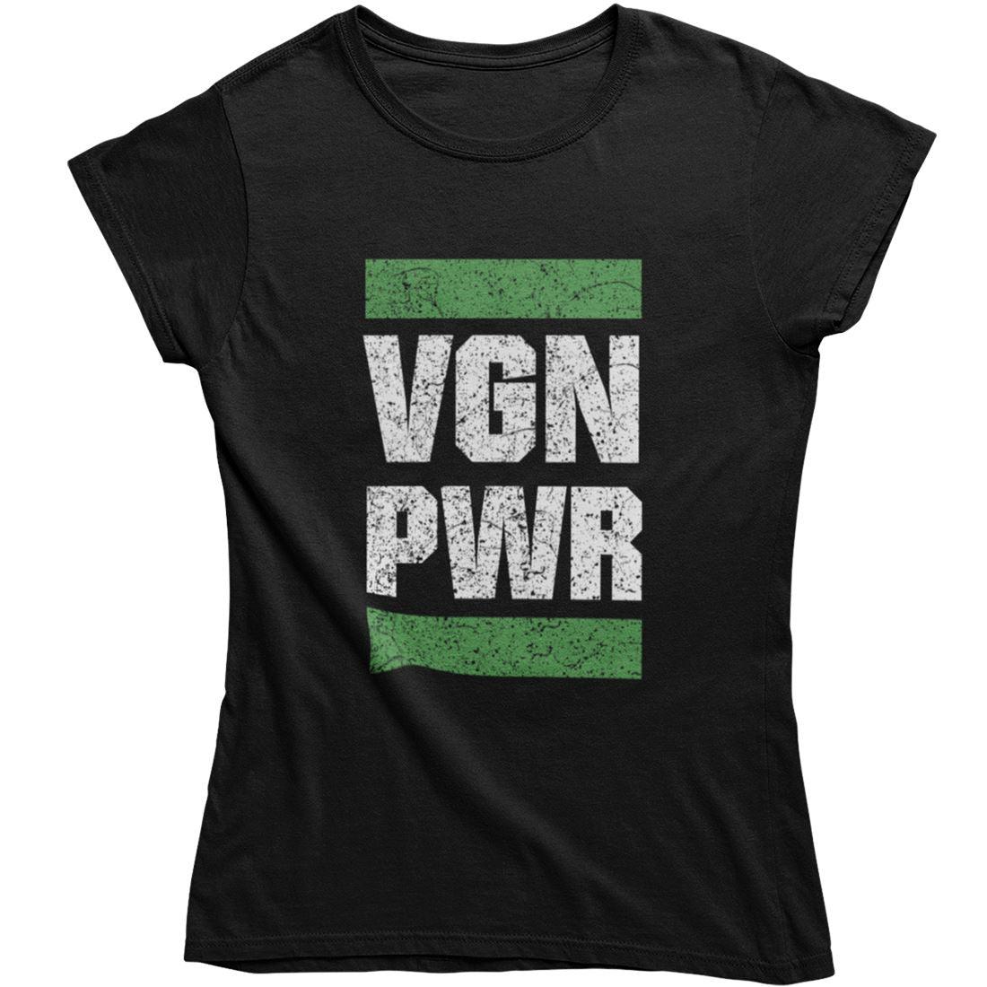 VGN PWR - Damen Organic Shirt - Team Vegan © vegan t shirt