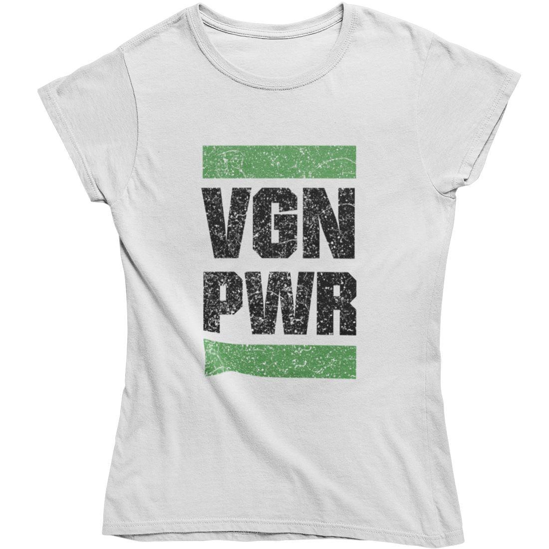 VGN PWR - Damen Organic Shirt - Team Vegan © vegan t shirt