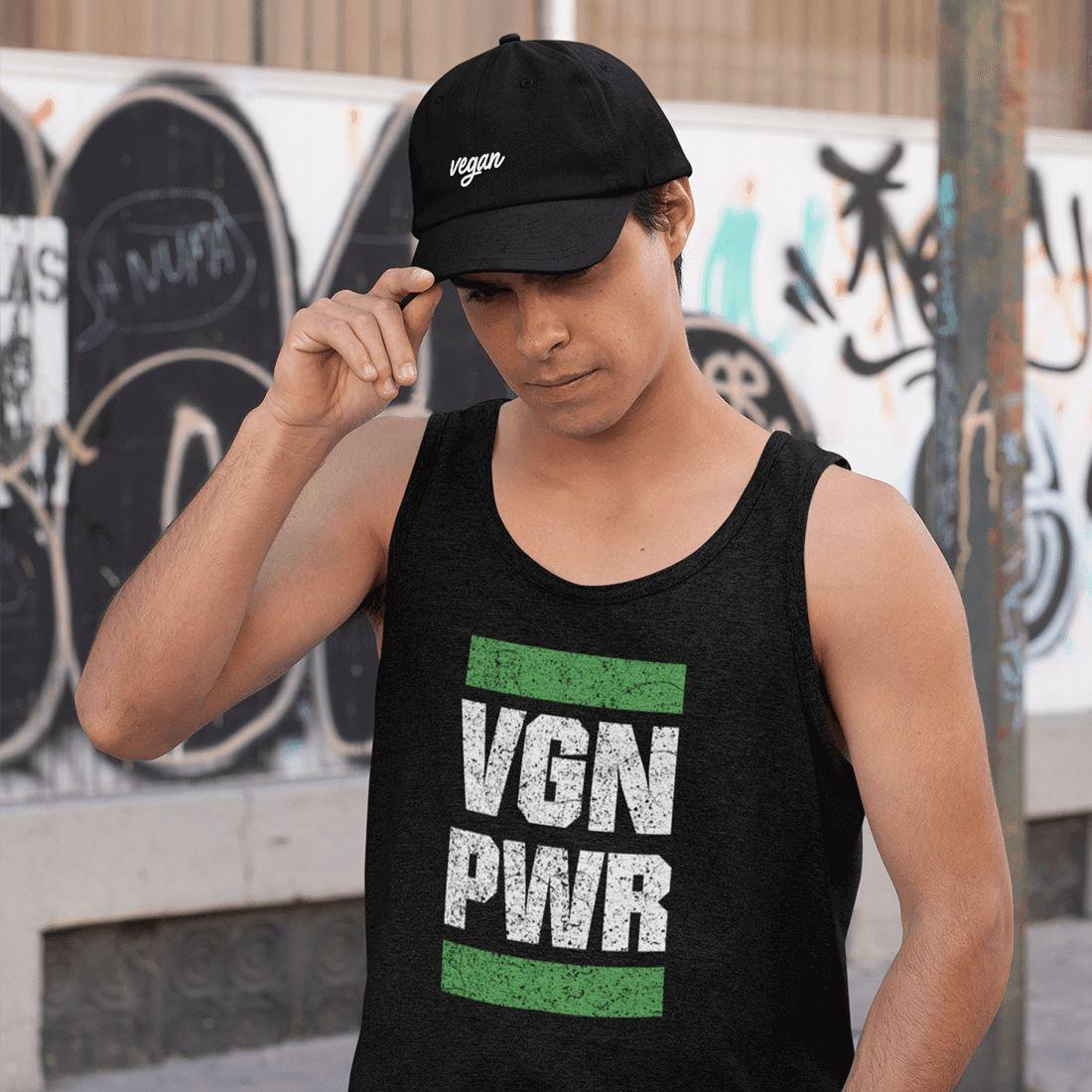 VGN PWR - Herren Organic Tanktop - Team Vegan © vegan t shirt