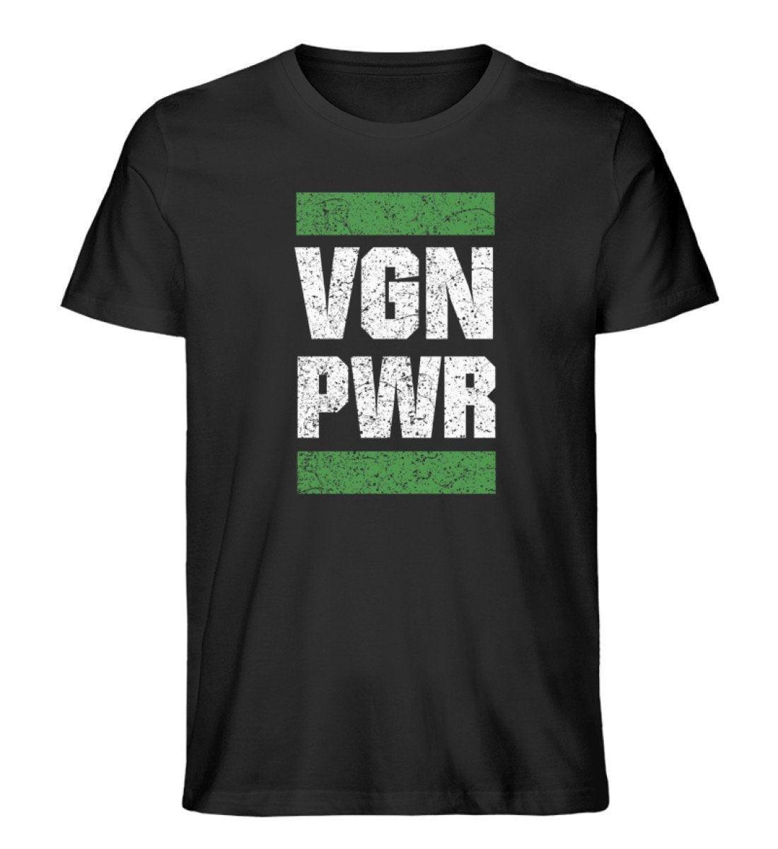 VGN PWR - Unisex Organic Shirt Rocker T-Shirt ST/ST Shirtee Schwarz S 